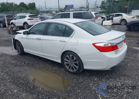 2013 Honda Accord Sport из США, поврежденный, VIN 1HGCR2F54DA133606